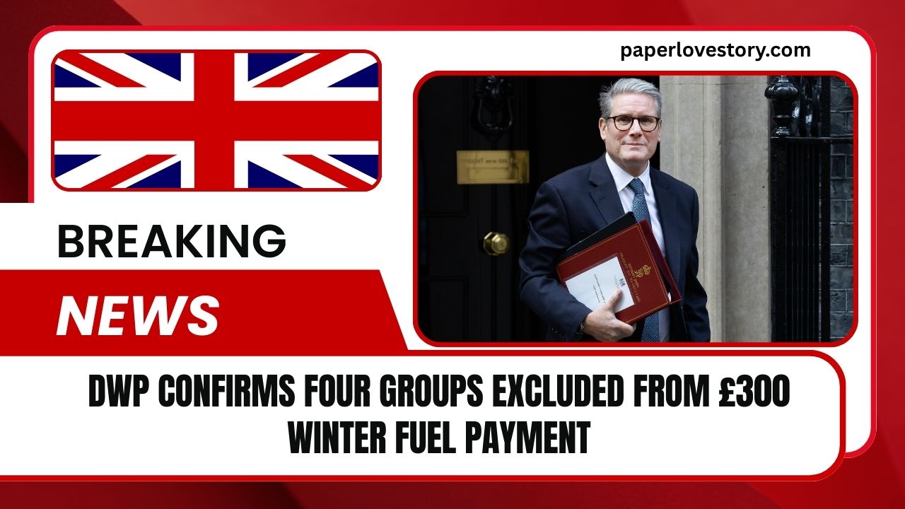 DWP Confirms Four Groups Excluded From £300 Winter Fuel Payment