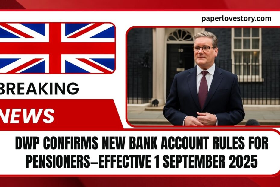 DWP Confirms New Bank Account Rules For Pensioners—Effective 1 September 2025
