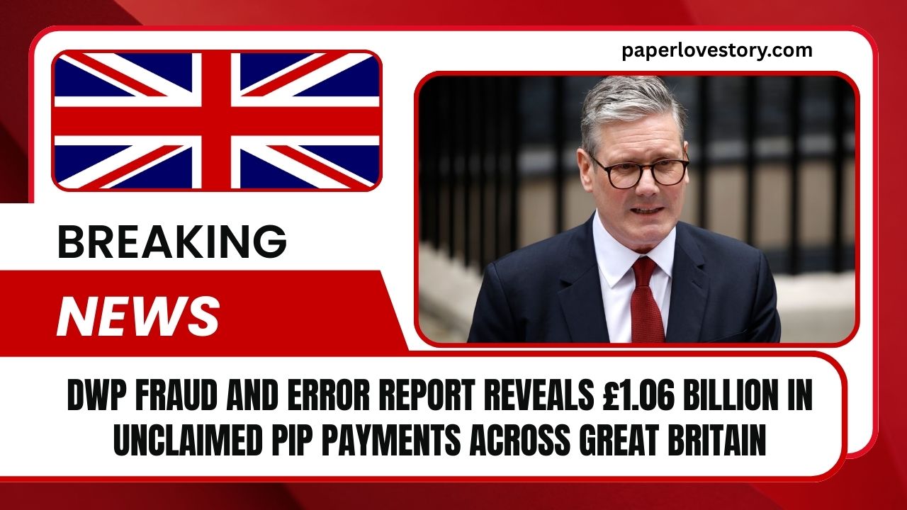 DWP Fraud And Error Report Reveals £1.06 Billion In Unclaimed PIP Payments Across Great Britain