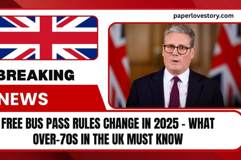 Free Bus Pass Rules Change In 2025 - What Over-70s In The UK Must Know