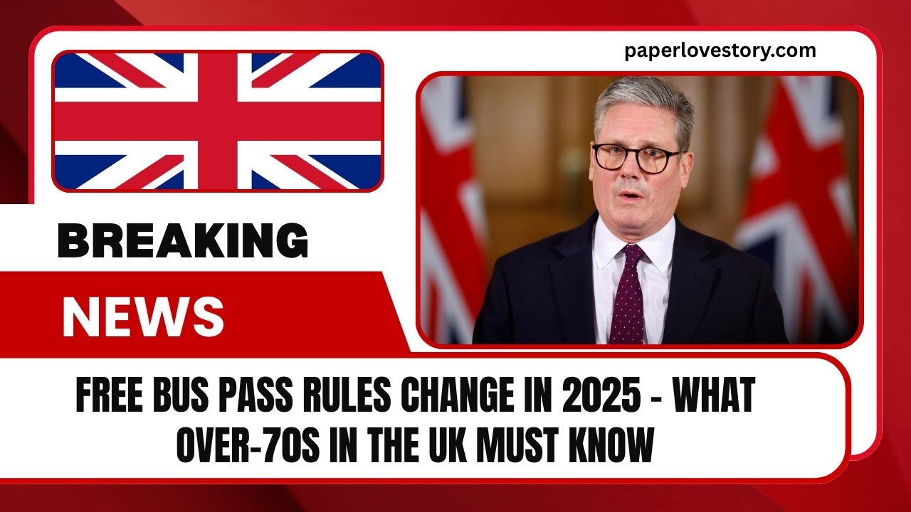 Free Bus Pass Rules Change In 2025 - What Over-70s In The UK Must Know